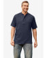 Фото #2 товара Big & Tall Shrink-Less Lightweight Henley T-Shirt