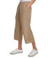 Фото #4 товара Брюки женские Calvin Klein Jeans укороченные из твила - Petite Cropped Twill Pull-On Pants