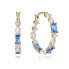 Dazzling gold-plated hoop earrings Elegant 2301E100-33