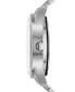 ფოტო #2 პროდუქტის Men's Silver-Tone Bracelet Watch Gift Set, 44mm