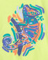 Фото #13 товара Toddler Neon Chameleon Graphic Tee 2T