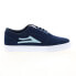 Фото #1 товара Lakai Griffin MS1240227A00 Mens Blue Suede Skate Inspired Sneakers Shoes