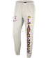 Фото #3 товара Men's Oatmeal Los Angeles Lakers 75th Anniversary Courtside Fleece Pants