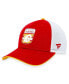 ფოტო #1 პროდუქტის Men's Red Calgary Flames 2023 NHL Draft On Stage Trucker Adjustable Hat