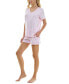 Women's Short-Sleeve Boxy Pajama Top