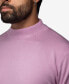 Men's Basice Mock Neck Midweight Pullover Sweater