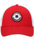 Фото #3 товара Men's Red, White Utah Utes Motto Trucker Snapback Hat