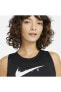 Swoosh Running Tank Siyah Spor Kadın Atlet