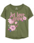 Фото #2 товара Kid Let Love Grow Floral Graphic Tee 10