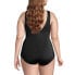 Фото #10 товара Plus Size Tummy Control Chlorine Resistant Soft Cup Tugless One Piece Swimsuit