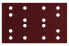 Фото #1 товара Metabo Hook and loop sanding sheets 80 x 133 mm - P 60 - 16 holes - with hook and loop (SRA) (635191000) - Sanding sheet - Metal - Polyester - Stainless steel - Steel - Wood - Red - Rectangular - 13.3 cm - 80 mm
