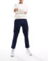 Фото #9 товара ASOS DESIGN cigarette chinos with pleats in navy