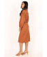 ფოტო #24 პროდუქტის Coco Long Sleeve Midi Women's Dress