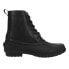 Фото #1 товара London Fog Seth Duck Mens Black Casual Boots CL30424M-BB