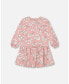 ფოტო #1 პროდუქტის Baby Girl French Terry Dress Pink Jasmine Flower Print - Infant