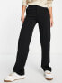 Фото #2 товара JDY straight leg tailored trousers in black