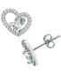 Фото #1 товара Серьги Giani Bernini Heart Stud