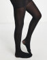 ASOS DESIGN 40 denier tights with bum tum thigh support in black Черный, L - EU 44-46 - фото #1