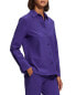 Theory Women's New Straight Shirt Purple Size Medium