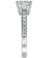 ფოტო #3 პროდუქტის Diamond Halo Engagement Ring (5/8 ct. t.w.) in 14k White Gold