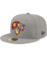 Фото #4 товара Головной убор мужской New Era шапка 59FIFTY Gray New York Knicks Color Pack