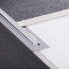 10x Square Profile Stainless Steel Tile Profile Tile Rails V2A L250 cm 12 mm Brushed