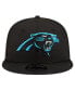 Фото #3 товара Men's Black Carolina Panthers Basic 9FIFTY Snapback Hat