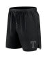 ფოტო #2 პროდუქტის Men's Black Texas Rangers Front Office Woven Shorts