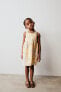 Фото #1 товара Платье из смесового льна с цветочным принтом ZARA