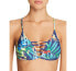 Фото #1 товара Lucky Brand 285825 Women Lush Leaf Reversible Bikini Top, Size Large