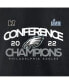 Фото #5 товара Men's Black Philadelphia Eagles 2022 NFC Champions Shadow Cast T-shirt