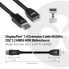 Club 3D DisplayPort 1.4 Extension Cable 8K60Hz DSC 1.2 HBR3 HDR Bidirectional M/F 3m/9.84ft - 3 m - DisplayPort - DisplayPort - Male - Female - 7680 x 4320 pixels
