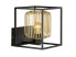 Фото #2 товара LED Wandleuchte Schwarz Gold 23x23cm