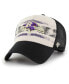 Фото #1 товара Men's Cream Baltimore Ravens Breakout MVP Trucker Adjustable Hat