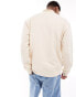 Parlez cotton polo sweatshirt in ecru