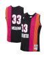 ფოტო #2 პროდუქტის Men's Alonzo Mourning Black Miami Heat 2005-06 Hardwood Classics Swingman Jersey