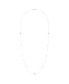 ფოტო #1 პროდუქტის Starry Lane Layered Design Sterling Silver Diamond Women Necklace