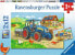 Фото #1 товара Ravensburger Puzzle 2x12el. Ciężka praca 076161 RAVENSBURGER