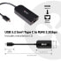 Фото #1 товара Club 3D USB 3.2 Gen1 Type C to RJ45 2.5Gbps Adapter - USB C - Ethernet - Black