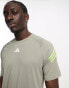 Фото #4 товара adidas Training Train Icons t-shirt in grey