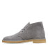 Фото #9 товара Clarks Desert Boot 26169941 Mens Gray Suede Lace Up Chukkas Boots