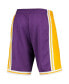 Фото #4 товара Men's Purple Los Angeles Lakers 1984 Hardwood Classics 75th Anniversary Swingman Shorts