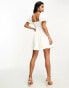 Фото #8 товара Forever New Petite twist mini dress in ivory