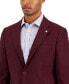 Фото #3 товара Men's Modern-Fit Active Stretch Woven Solid Sport Coat