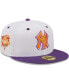 Фото #2 товара Бейсболка New Era мужская белая, фиолетовая New York Yankees 2000 World Series Grape Lolli 59Fifty