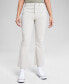 Фото #1 товара Women's Cropped Flare-Leg Frayed Jeans