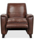 Фото #11 товара Brayna 35" Classic Leather Pushback Recliner, Created for Macy's