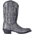 Фото #2 товара Laredo Harding Waxed Leather Round Toe Cowboy Mens Grey Casual Boots 68457