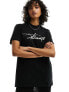 AllSaints Callie boyfriend t-shirt in black