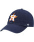 ფოტო #2 პროდუქტის Boys Navy Houston Astros Team Logo Clean Up Adjustable Hat